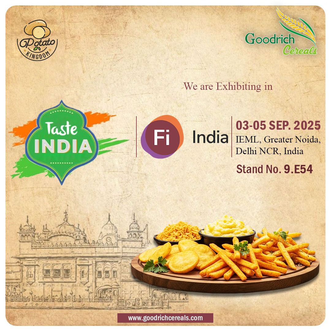 Join Goodrich Cereals at FI India 2025 – Greater Noida | 3–5 September